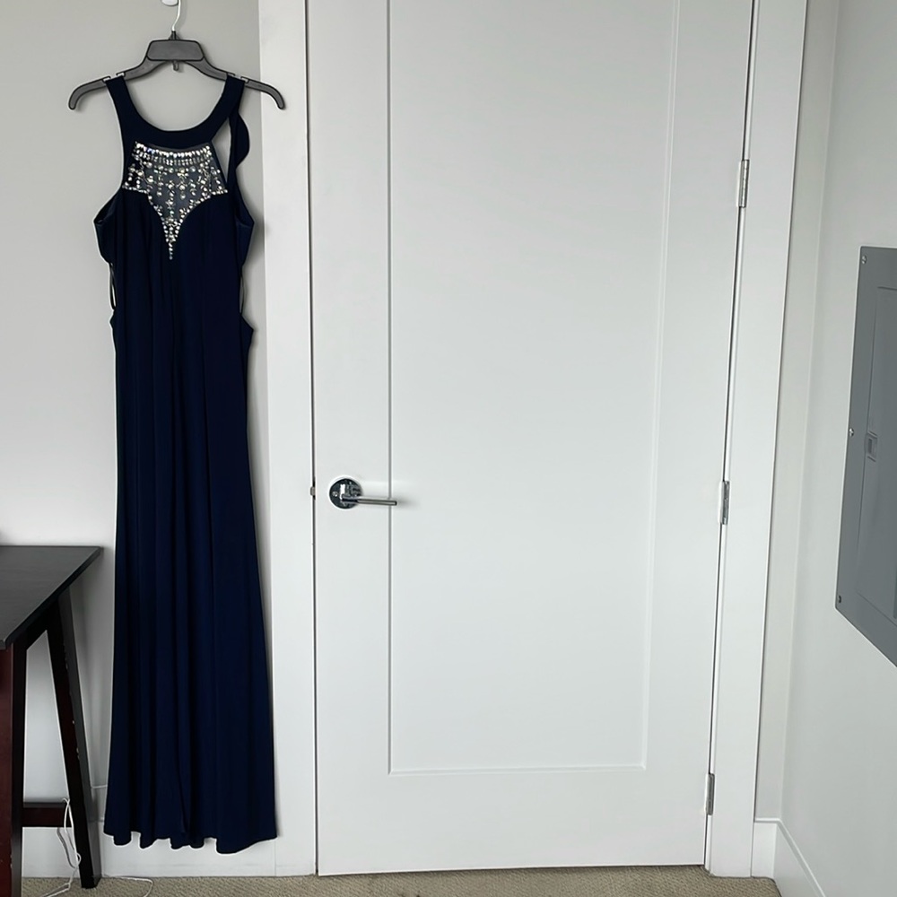 Navy Formal Dress Size 7/8